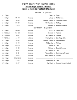 Gym 1 - tinseltown sports