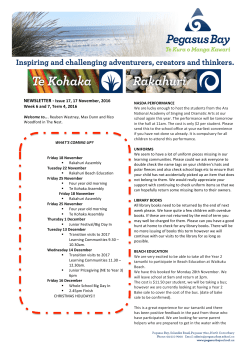 Junior Syndicate Newsletter Week 6/7 Term 4