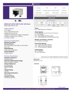 GSX-NS2-88-3.68-50 Datasheet