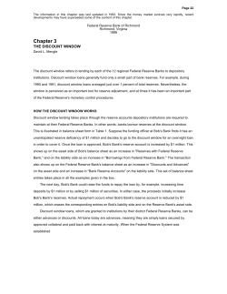 Instruments of the Money Market - Federal Reserve Bank of Richmond