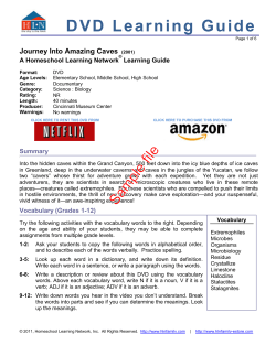 Journey Into Amazing Caves