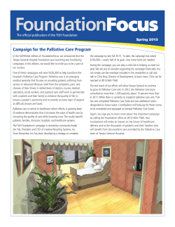 Spring 2013 - Tampa General Hospital