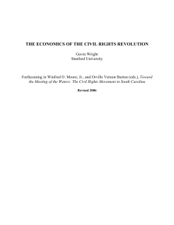 the economics of the civil rights revolution