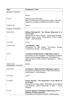 Programma dell`evento