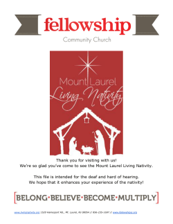 downloadable PDF transcript - Mount Laurel Living Nativity