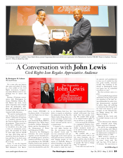 A Conversation with John Lewis