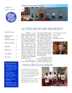 PPS Newsletter - Payne Pulliam School