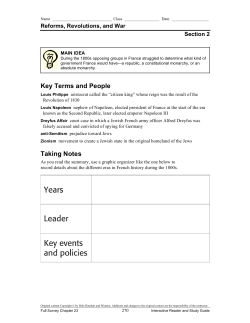 Key Terms and People Taking Notes