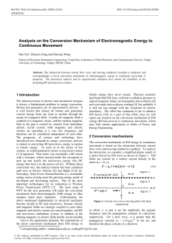 Analysis on the Conversion Mechanism of Electromagnetic Energy