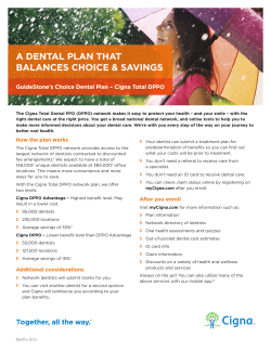 Choice Dental Plan Schedule