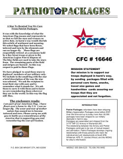 CFC # 16646 - Patriot Packages