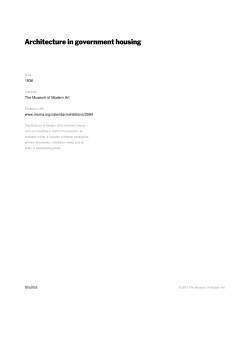 Architecture in government housing