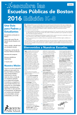 Escuelas P&uacute;blicas de Boston