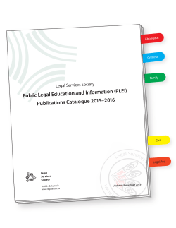 Publications Catalogue - Legal Services Society