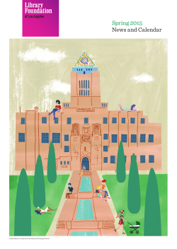 Spring 2015 - Library Foundation of Los Angeles