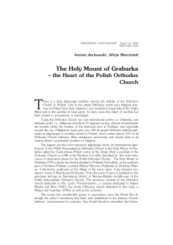 The Holy Mount of Grabarka &ndash; the Heart of the Polish Orthodox Church