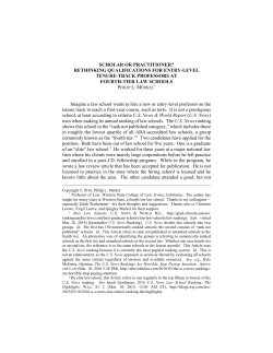 Scholar or Practitioner? - TaxProf Blog