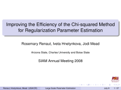 Improving the Efficiency of the Chi