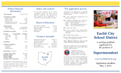 Euclid City School District Superintendent