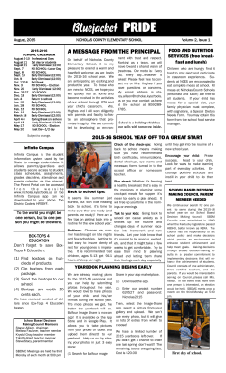 Bluejacket PRIDE - Nicholas County Schools