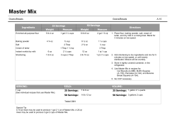 Master Mix