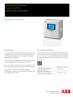 Aztec AWT440 Mult-input transmitter