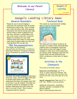 Googols of Learning Library Newsletter