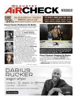 Series Finale - Country Aircheck