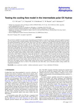 Testing the cooling flow model in the intermediate polar EX Hydrae