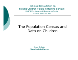 Censuses GB - UNICEF Office of Research