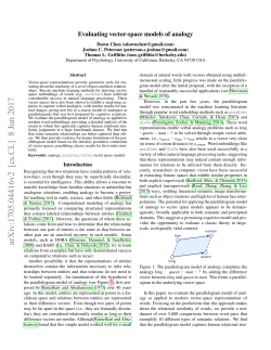 Evaluating vector-space models of analogy