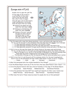 BI9 Europe miniAtlas activity