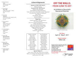 OFF THE WALLS pamphlet.indd