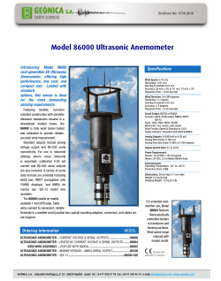Model 86000 Ultrasonic Anemometer