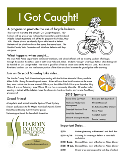 Parent Flier - Hardin County Trails