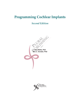 Programming Cochlear Implants