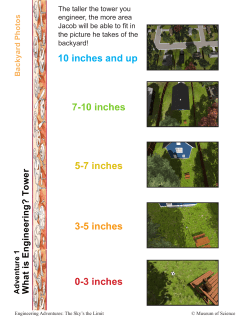 0-3 inches 3-5 inches 5-7 inches 7