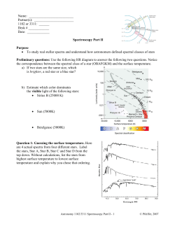Spectroscopy 2 - Physics at Langara College