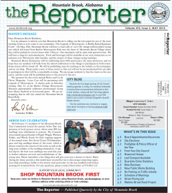 Mountain Brook, Alabama SHOP MOUNTAIN BROOK FIRST