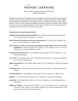 Filmography - Contentful