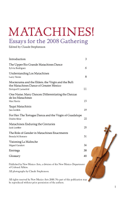 matachines! - New Mexico Arts