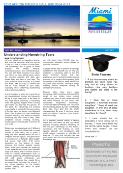 FOR APPOINTMENTS CALL (08) 9534 4111 Understanding