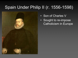 Phillip II and Spain