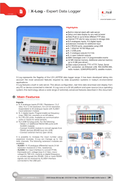 X-Log – Expert Data Logger