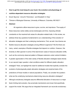 How to get the most bang for your buck: the evolution and