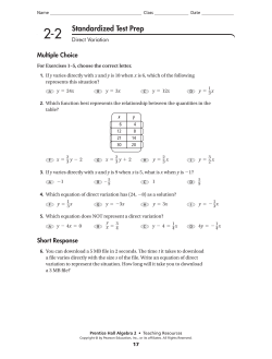 2.2 Standardized Test Prep