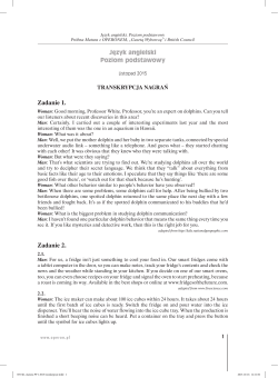 Język angielski Poziom podstawowy Zadanie 1