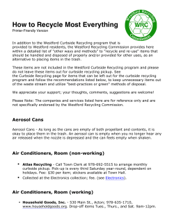 How to Recycle Most Everything