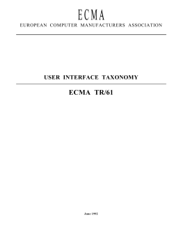 ECMA TR/61 - Ecma International