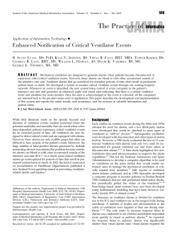 The Practice of Informatics